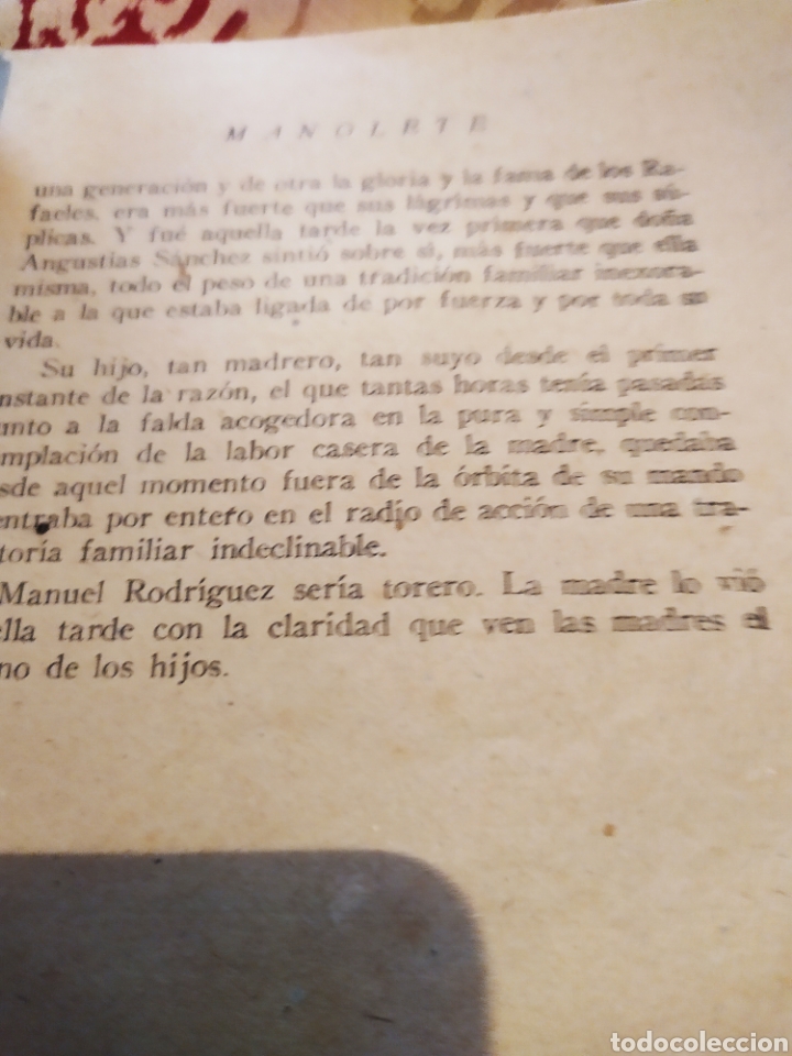 Libros de segunda mano: Gloria y tragedia de Manolete 1947 - Foto 9