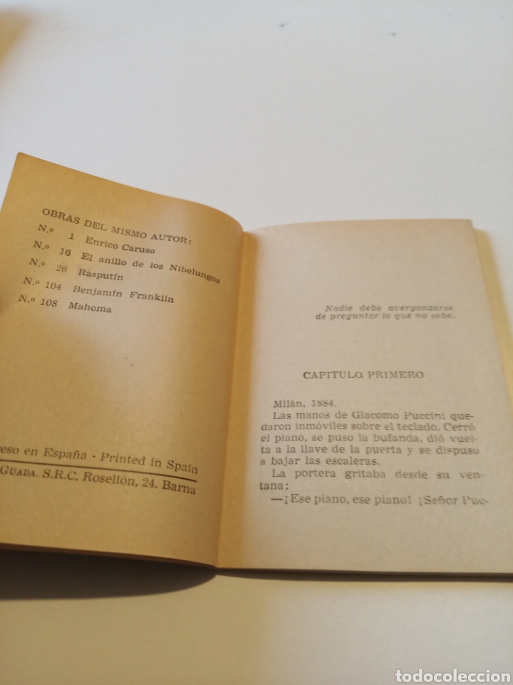 Libros de segunda mano: Puccini - Foto 3