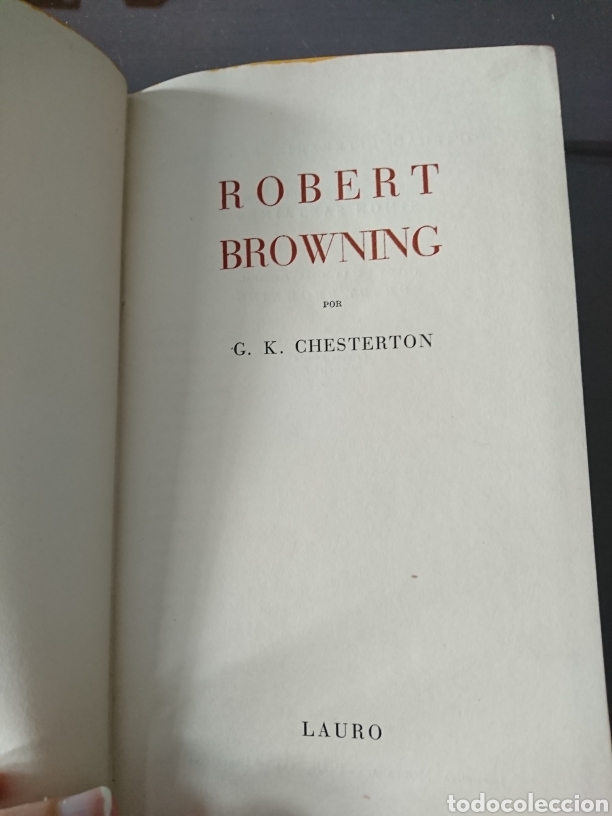 Libros de segunda mano: Robert browning - Foto 2