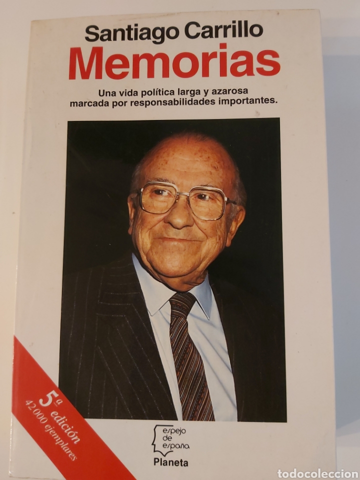 Libros de segunda mano: MEMORIAS / SANTIAGO CARRILLO - Foto 1