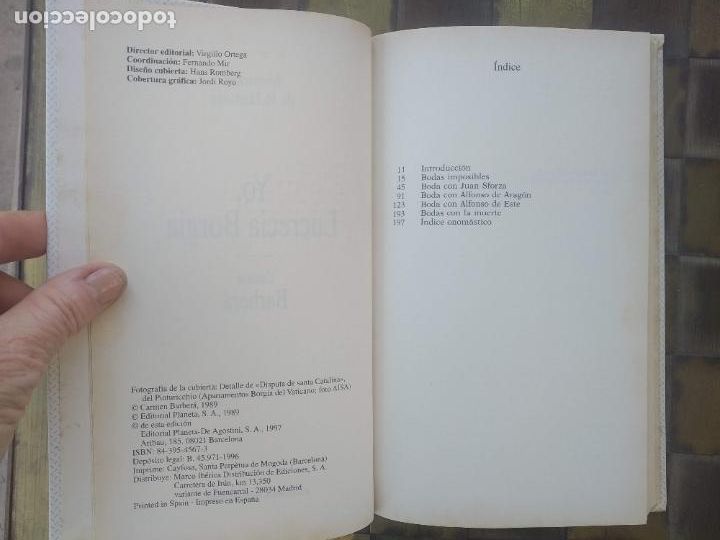 Libros de segunda mano: Yo Lucrecia de Carmen Barber&aacute; - Foto 2
