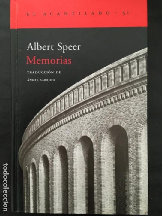 Libros de segunda mano: ALBERT SPEER, MEMORIAS, ACANTILADO - Foto 1