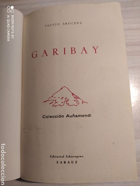 Libros de segunda mano: GARIBAY - FAUSTO AROCENA - Foto 4