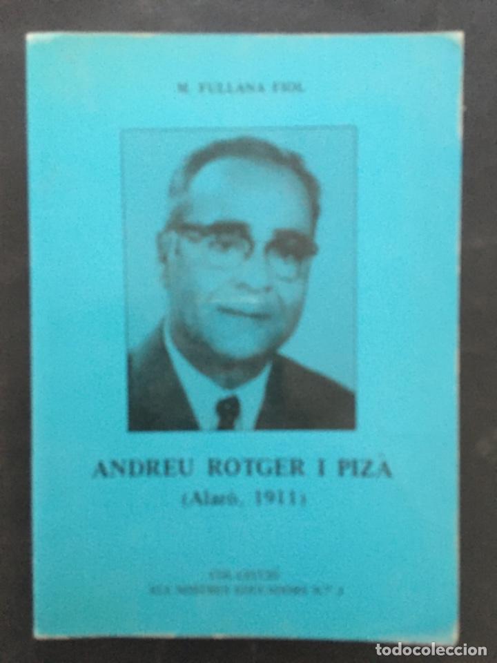 Livres d'occasion: ANDREU ROTGER I PIZA, ALARO, 1911, MALLORCA, MARITINA FULLANA FIOL