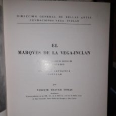Livres d'occasion: EL MARQUES DE LA VEGA-INCLAN. Lote 205842431