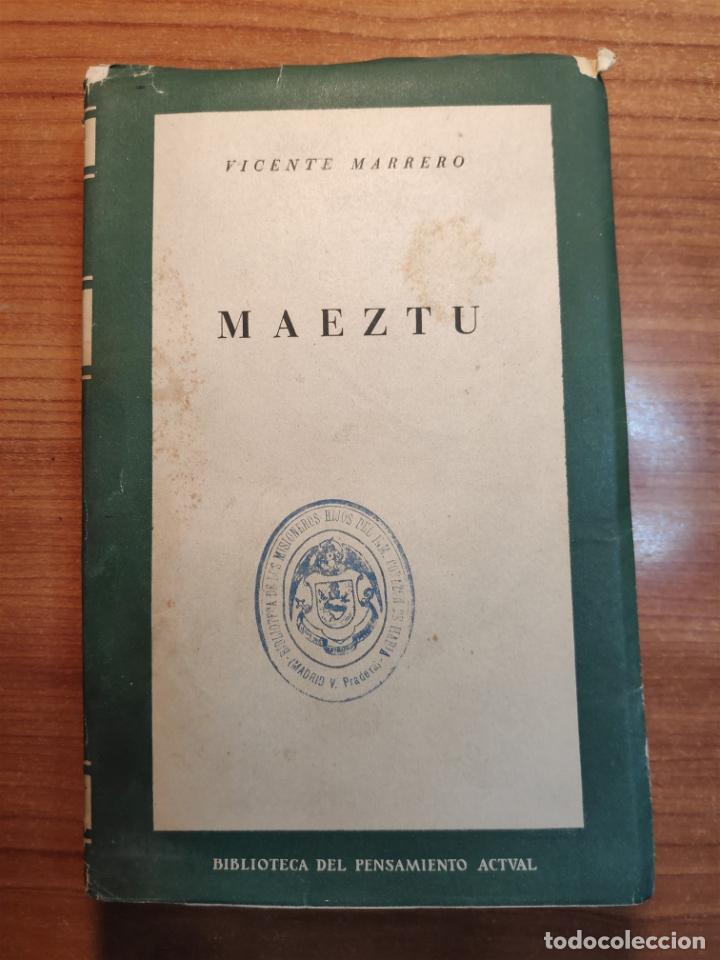 Libros de segunda mano: Maeztu - Vicente Marrero - Foto 1