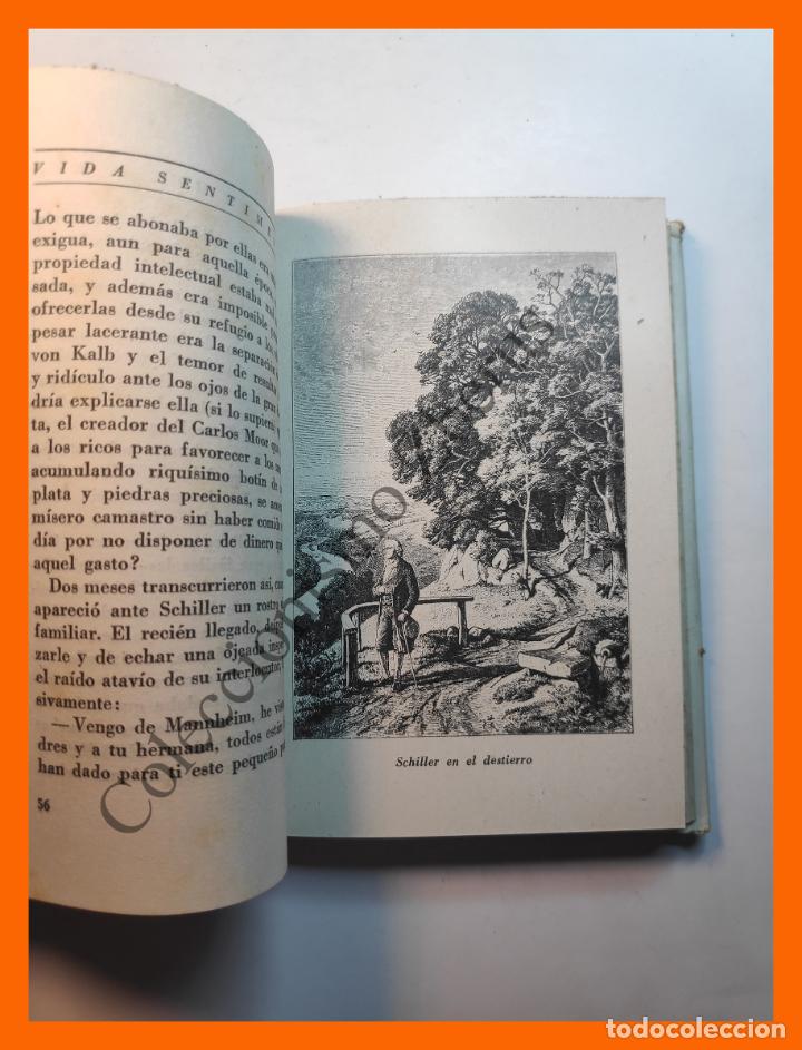 Libros de segunda mano: Vida sentimental de Schiller - Carmela Eulate Sanjurjo - Foto 3