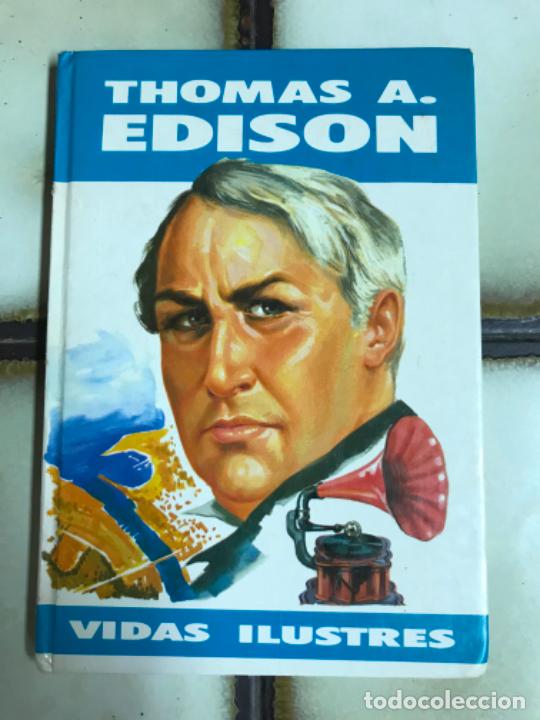 Libros de segunda mano: Thomas A. Edison. Vidas ilustres. PEDIDO M&Iacute;NIMO 5&euro; - Foto 1