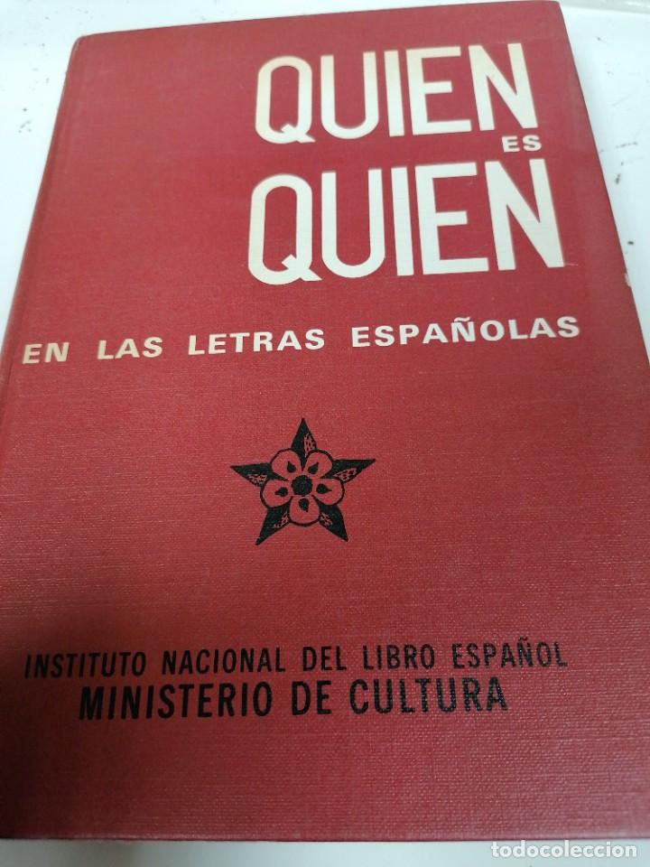 Gebrauchte B&uuml;cher: Quien es quien en las letras espa&ntilde;olas