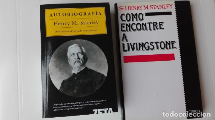 Libros de segunda mano: Lote dos libros Henry M. Stanley - Foto 1