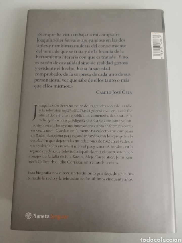Libros de segunda mano: Joaqu&iacute;n Soler Serrano a fondo. Joan Muns&oacute; Cab&uacute;s - Foto 2