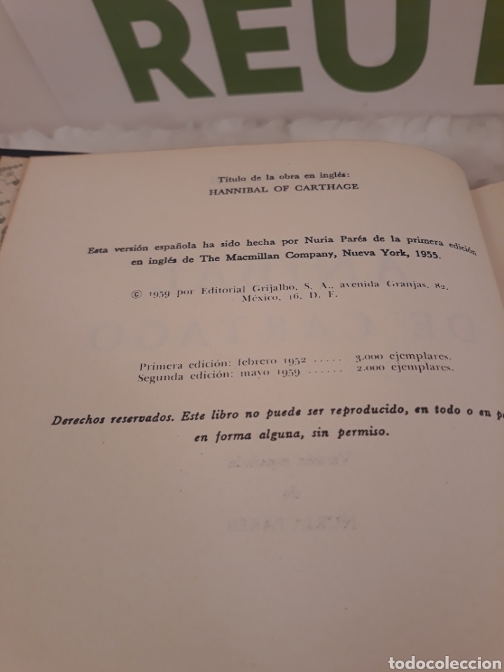 Libros de segunda mano: Anibal de Cartago. Mary dolan. - Foto 3