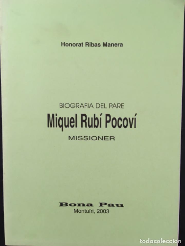 Gebrauchte B&uuml;cher: BIOGRAFIA DEL PARE MIQUEL RUBI POCOVI, HONORAT RIBAS MANERA