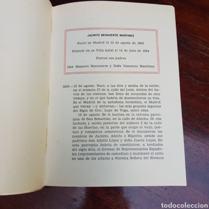 Libros de segunda mano: BENAVENTE - M. SANCHEZ DE PALACIOS - Foto 4