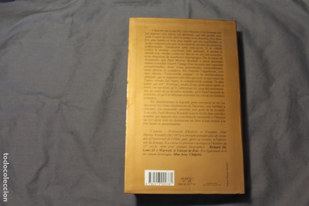 Libros de segunda mano: LOUIS XI. PAUL MURRAY KENDALL. TEXTO EN FRANC&Eacute;S. - Foto 6