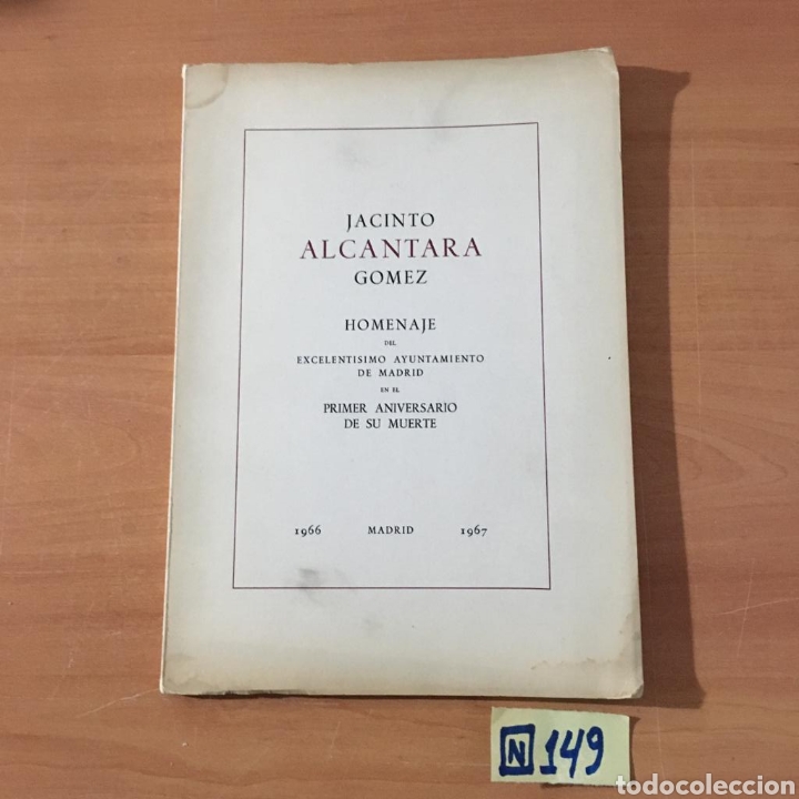 Libros de segunda mano: Jacinto Alc&aacute;ntara G&oacute;mez - Foto 1