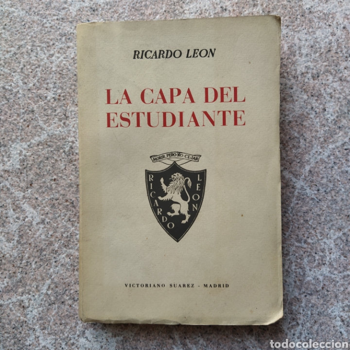 Libros de segunda mano: La capa del estudiante Ricardo Le&oacute;n 1944 - Foto 1