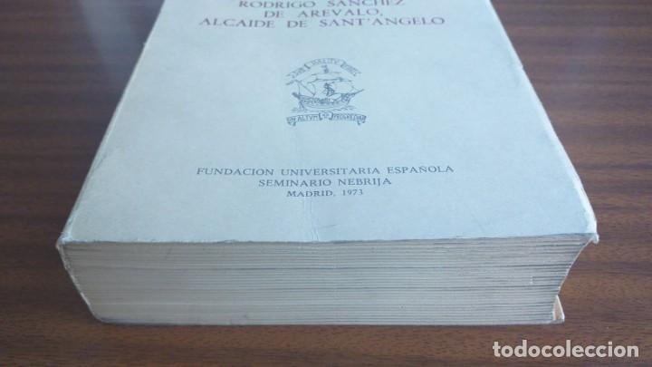 Libros de segunda mano: Rodrigo S&aacute;nchez de Ar&eacute;valo, Alcaide de Sant&rsquo;Angelo - Foto 3