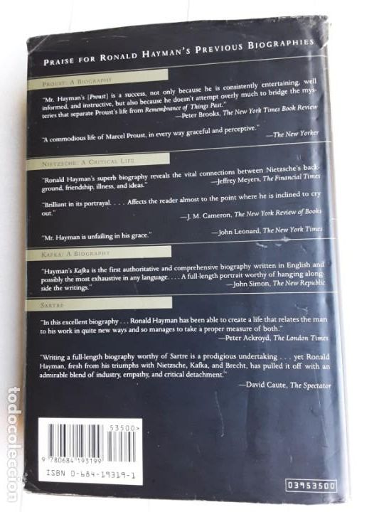 Libros de segunda mano: Thomas Mann: A Biography - Ronald Hayman - Foto 3