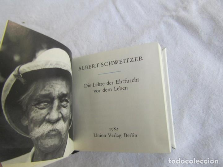 Libros de segunda mano: Libro en miniatura Albert Schweitzer 1982, en alem&aacute;n - Foto 7