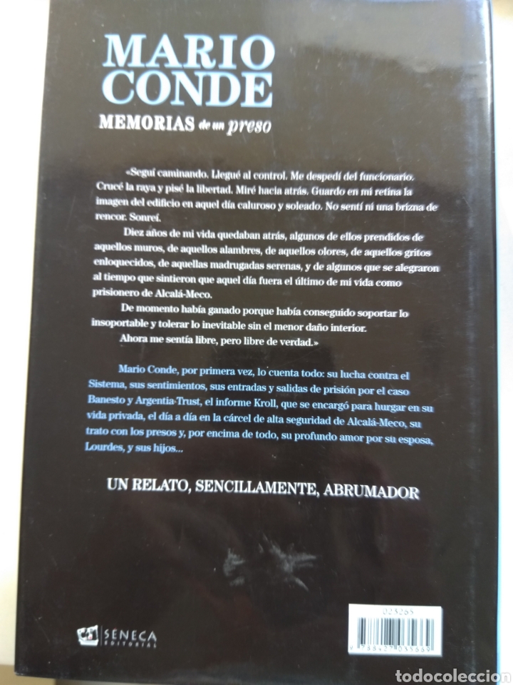 Libros de segunda mano: MEMORIAS/MARIO CONDE - Foto 2