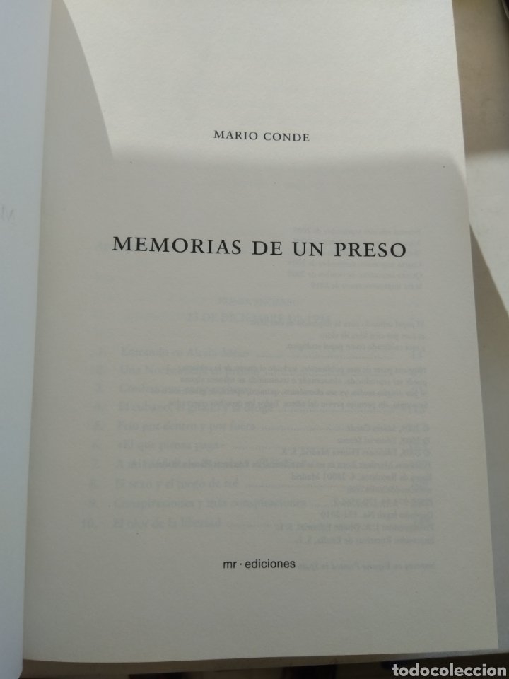 Libros de segunda mano: MEMORIAS/MARIO CONDE - Foto 3