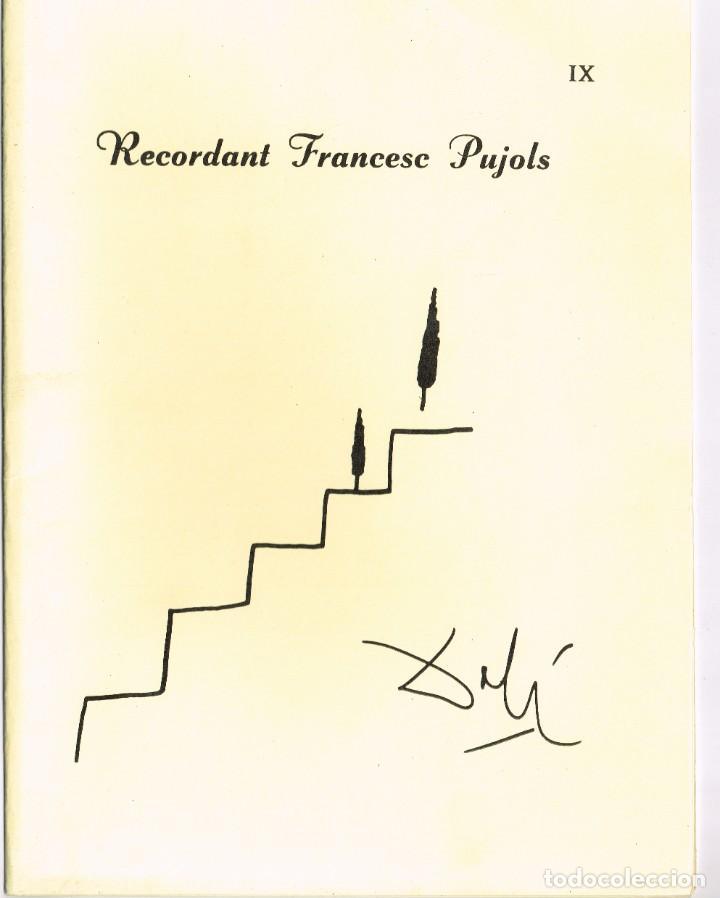 Libros de segunda mano: RECORDANT FRANCESC PUJOLS 1990 IX - Foto 1