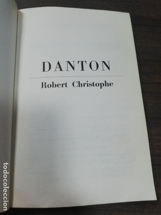 Libros de segunda mano: DANTON. ROBERT CHRISTOPHE. EDICIONES PICAZO. 1&ordf; EDICION. 1973. - Foto 2