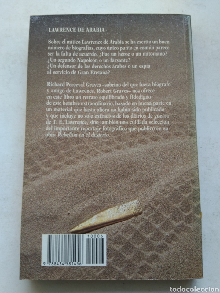 Libros de segunda mano: LAWRENCE DE ARABIA/RICHARD P. GRAVES - Foto 4