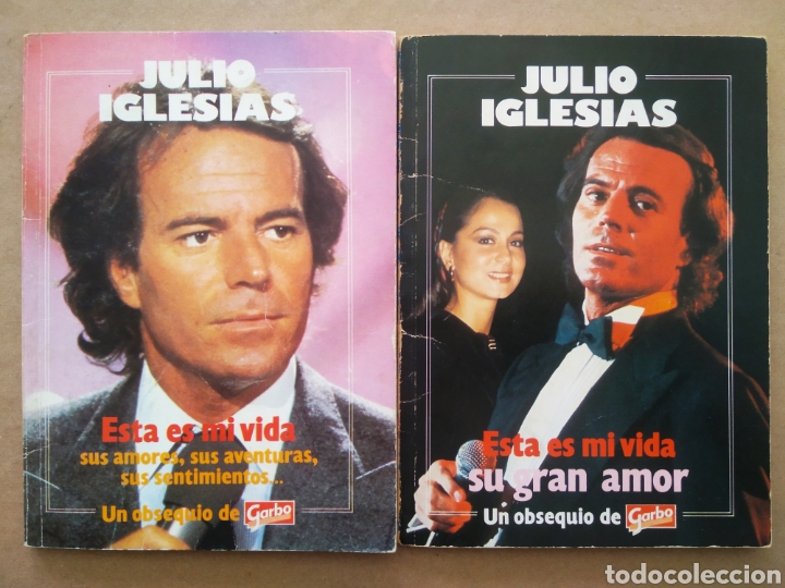 Libros de segunda mano: Lote Julio Iglesias: &Eacute;sta Es Mi Vida 1-2, por Gregorio Huertas (Garbo/Heres, 1983).