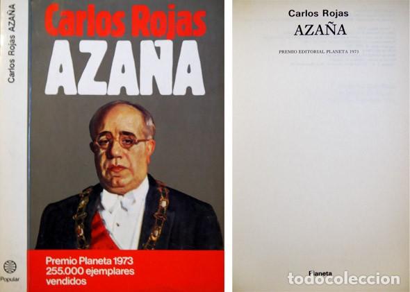 Libros de segunda mano: ROJAS, Carlos. Aza&ntilde;a. 1981. - Foto 1