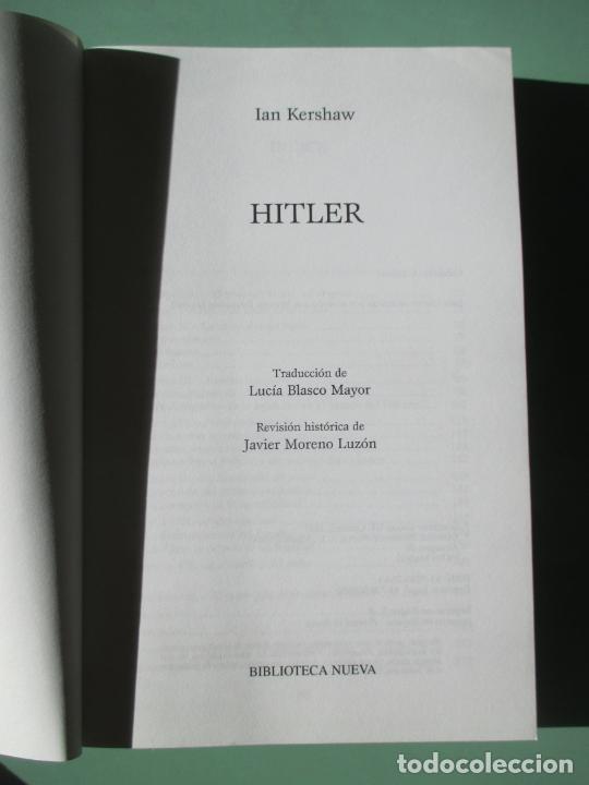 Libros de segunda mano: PERFILES DEL PODER. IAN KERSHAW. HITLER. BIBLIOTECA NUEVA. 2000 - Foto 2