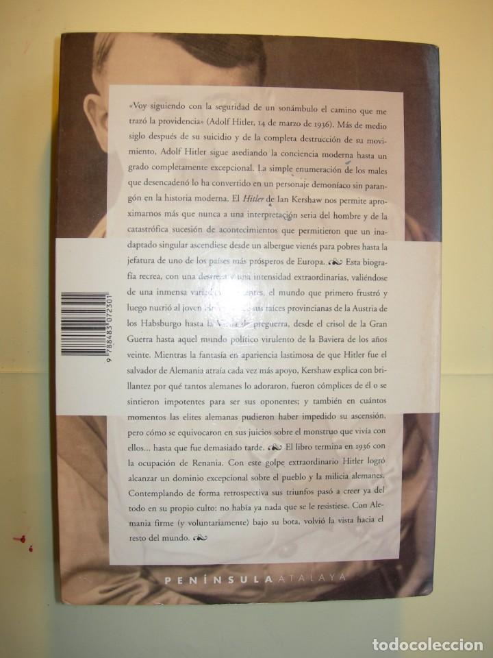 Libros de segunda mano: HITLER 1889- 1936 / IAN KERSHAW - Foto 2