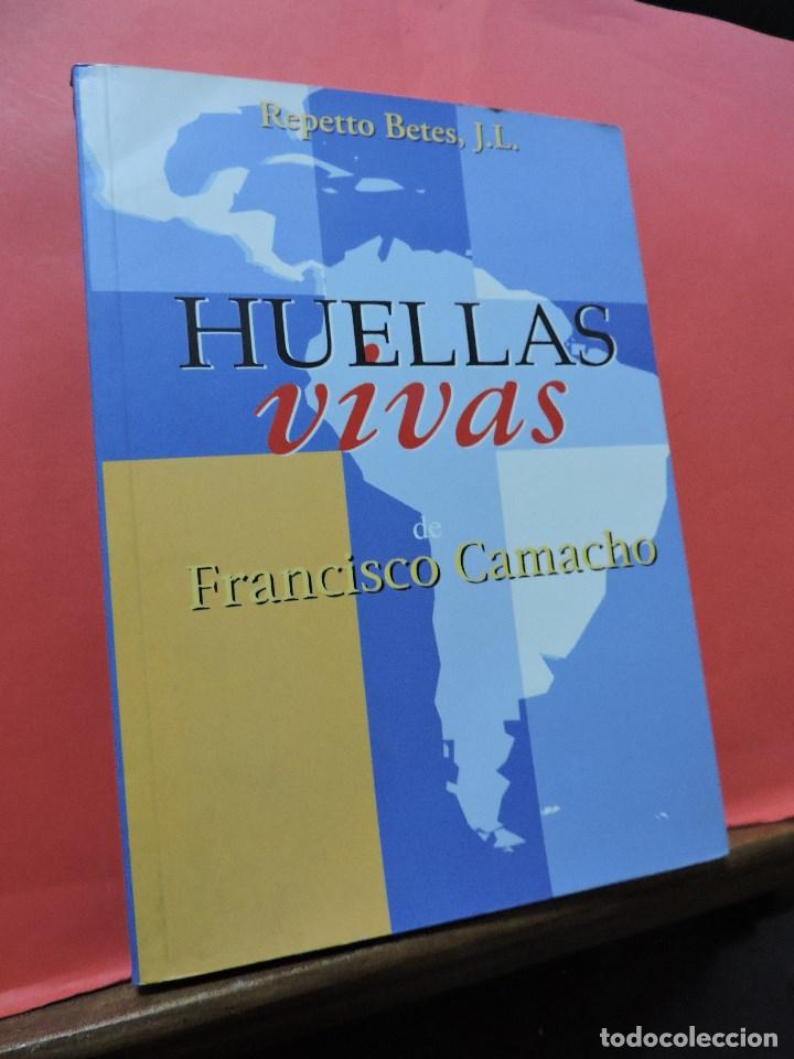 Libros de segunda mano: Huellas Vivas. CAMACHO, Francisco. 2&ordf; Ed. Edita AFRA. Santa Cruz de Tenerife 1998.