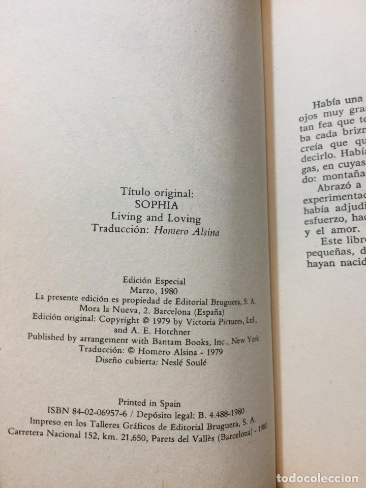 Libros de segunda mano: Sof&iacute;a: vivir y amar - A. E. Hotchner - Foto 3