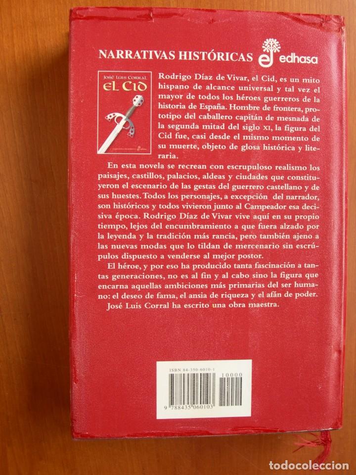 Libros de segunda mano: JOS&Eacute; LUIS CORRAL / EL CID - Foto 2