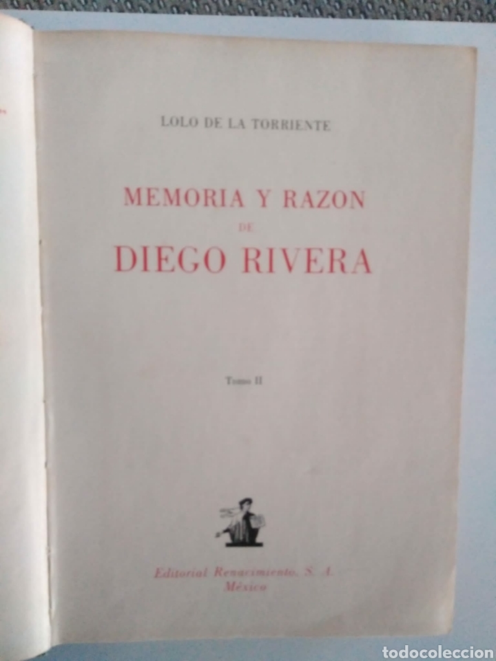 Libros de segunda mano: Diego Rivera / Lolo de la Torriente. 2 tomos. 1959. - Foto 2