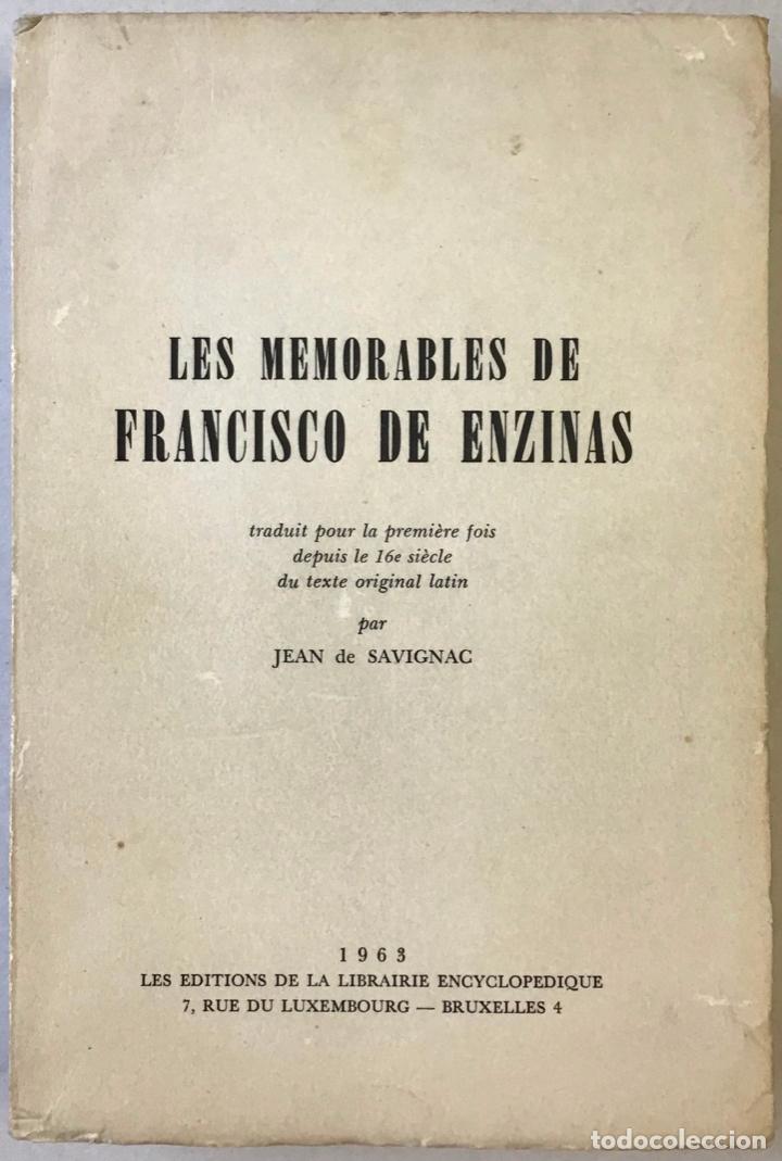 Libros de segunda mano: LES MEMORABLES DE... - ENZINAS, Francisco de. - Foto 1