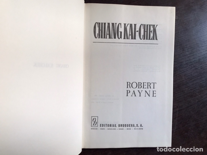Libros de segunda mano: Chang Kai-Chek. Robert Payne - Foto 2