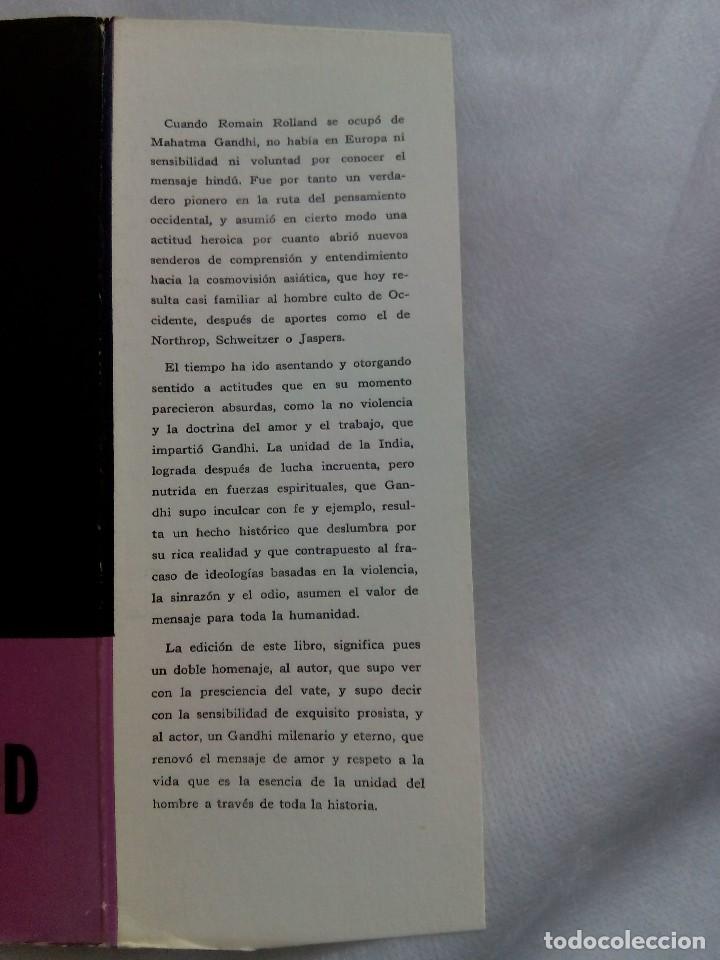 Libros de segunda mano: GANDHI / ROMAIN ROLLAND - Foto 2
