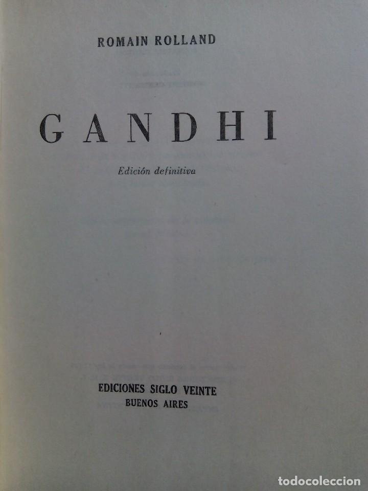 Libros de segunda mano: GANDHI / ROMAIN ROLLAND - Foto 6