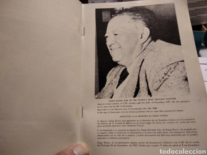 Libros de segunda mano: Libro Diego Rivera, en espa&ntilde;ol y ingl&eacute;s - Foto 2
