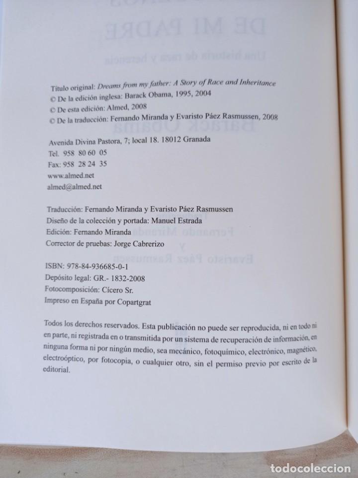 Libros de segunda mano: Obama - Los Sue&ntilde;os De Mi Padre - 2008 - Almed - Foto 2