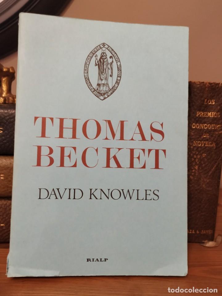 Libros de segunda mano: THOMAS BECKET. DAVID KNOWLES. EDICIONES RIALP 1980. - Foto 2