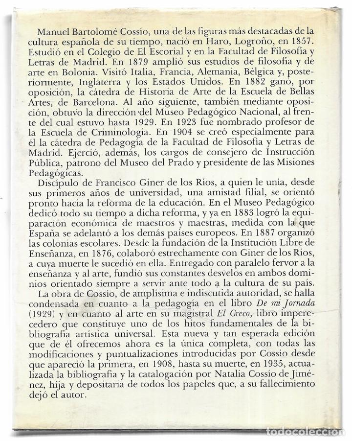 Libros de segunda mano: Greco, EL. Cossio, Manuel B. 1972 - Foto 2