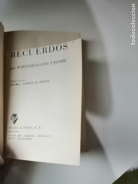 Libros de segunda mano: Recuerdos - RABINDRANATH TAGORE - Foto 4
