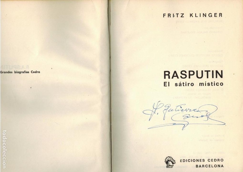 Libros de segunda mano: RASPUT&Iacute;N. EL S&Aacute;TIRO M&Iacute;STICO - Foto 1