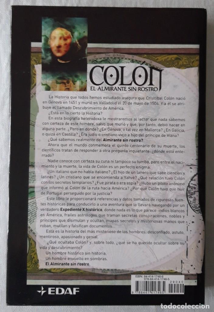 Libros de segunda mano: COL&Oacute;N. EL ALMIRANTE SIN ROSTRO - Foto 5