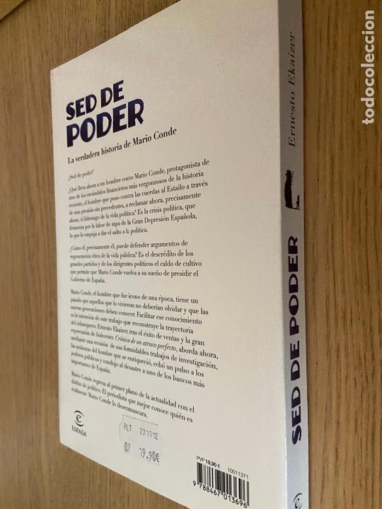 Libros de segunda mano: SED DE PODER - LA VERDADERA HISTORIA DE MARIO CONDE - ERNESTO EKAIZER - Foto 7