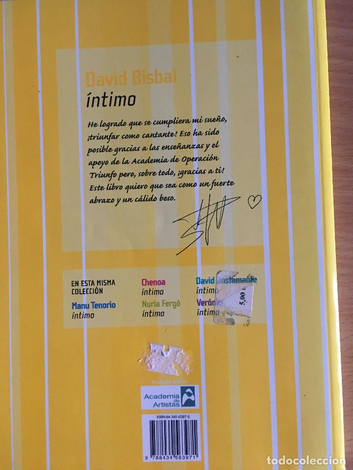 Libros de segunda mano: DAVID BISBAL , INTIMO - Foto 2